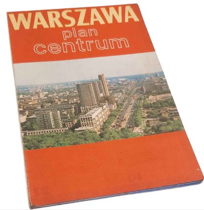 WARSZAWA Plan Centrum 1981