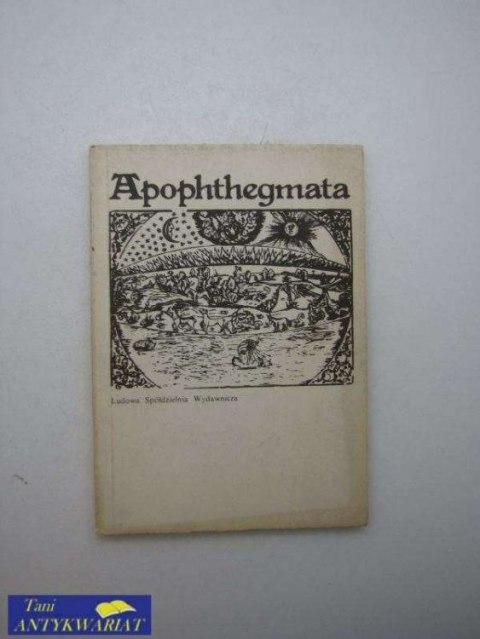 APOPHTHEGMATA