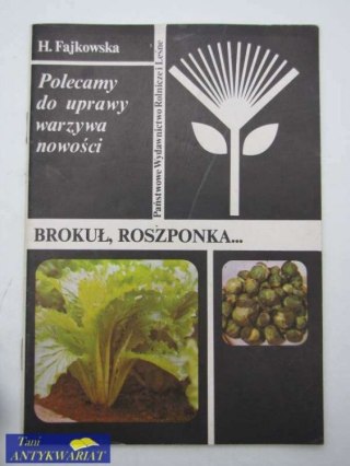BROKUŁ, ROSZPONKA