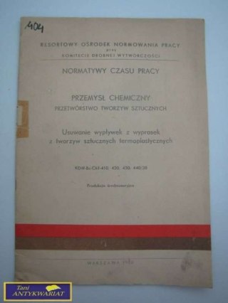NORMATYWY CZASU PRACY