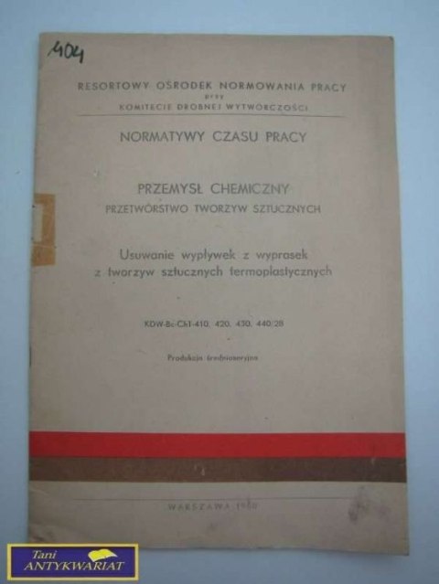 NORMATYWY CZASU PRACY