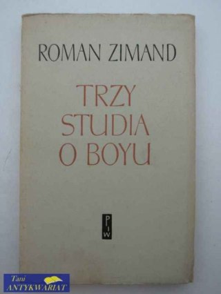 TRZY STUDIA O BOYU