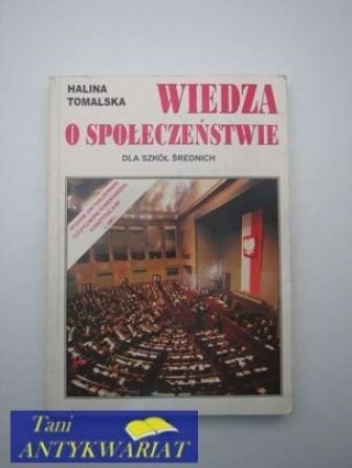 WIEDZA O SPOŁECZEŃSTWIE dla szkół średnich