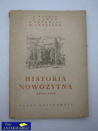 HISTORIA NOWOŻYTNA 1870-1918