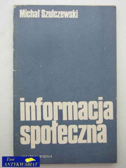 INFORMACJA SPOŁECZNA