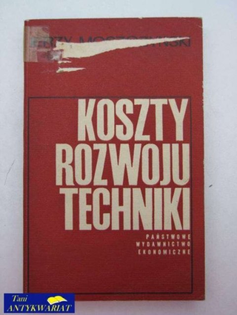 KOSZTY ROZWOJU TECHNIKI