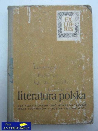 LITERATURA POLSKA DLA TECHNIKÓW I LICEÓW ZAWODOWYCH