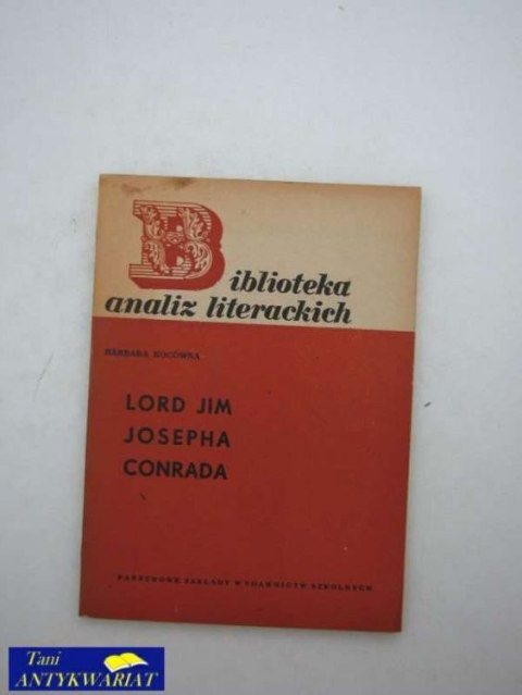 LORD JIM JOSEPHA CONRADA LORD JIM JOSEPHA CONRADA