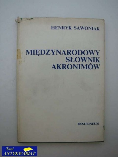 MIĘDZYNARODOWY SŁOWNIK AKRONIMÓW 5337
