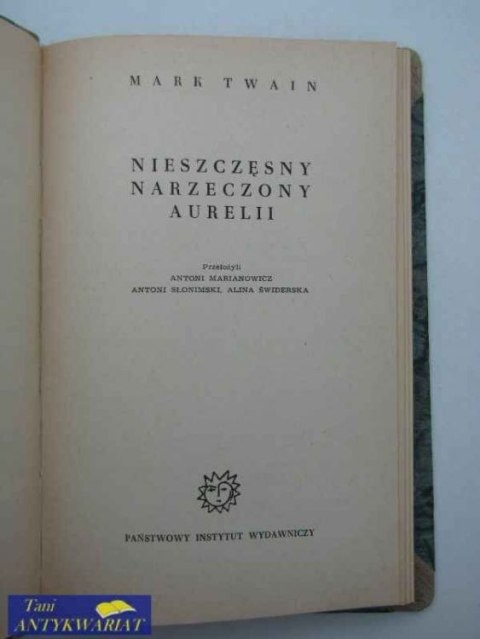 NIESZCZĘSNY NARZECZONY AURELII