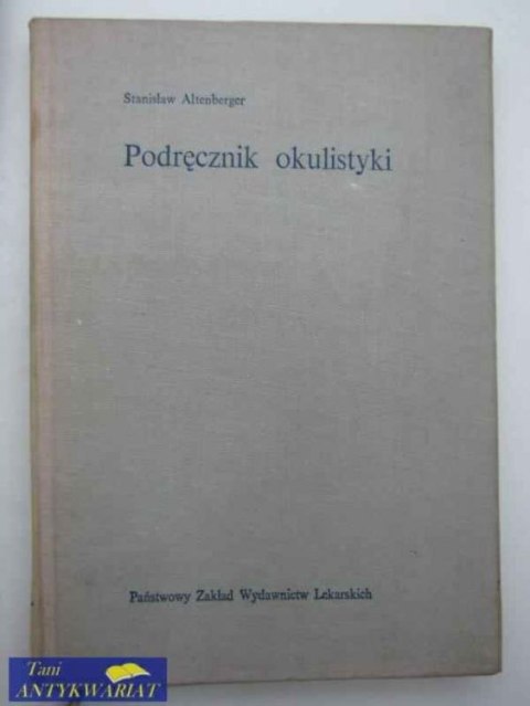 PODRĘCZNIK OKULISTYKI