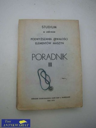 PORADNIK III STUDIUM W ZAKRESIE PODWYŻSZANIA...