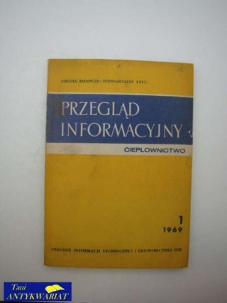 PRZEGLĄD INFORMACYJNY CIEPŁOWNICTWO