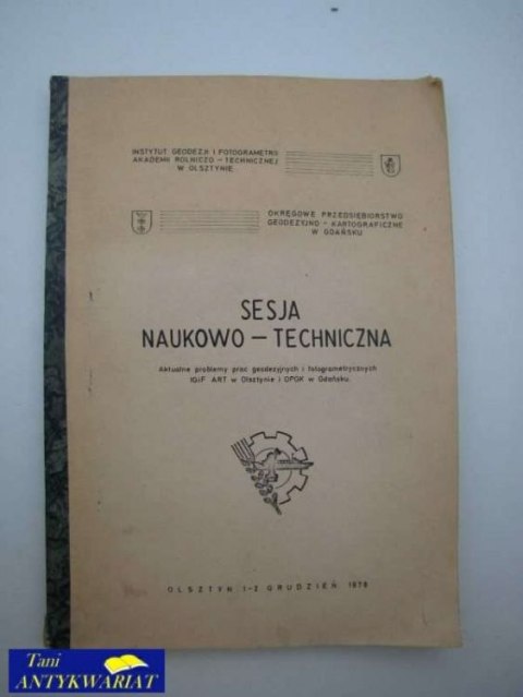 SESJA NAUKOWO-TECHNICZNA