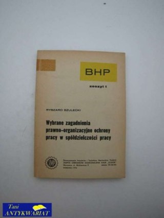 WYBRANE ZAGADNIENIA PRAWNO-ORGANIZACYJNE OCHRONY...1579