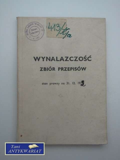 Wynalazczość zbiór przepisów