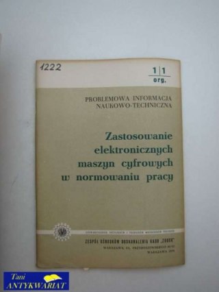 ZASTOSOWANIE ELEKTRONICZNYCH MASZYN CYFROWYCH W...