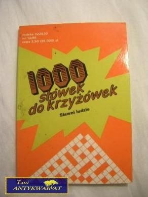 1000 SŁÓWEK OD KRZYŻÓWEK