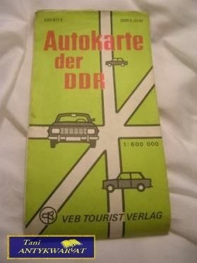 AUTOKARTE DER DDR