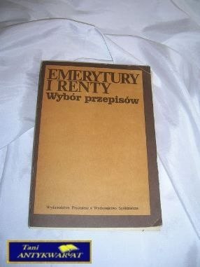 EMERYTURY I RENTY-WYBRÓR PRZEPISÓW