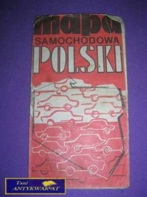 MAPA SAMOCHODOWA POLSKI