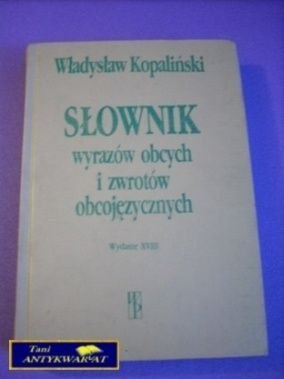 SŁOWNIK WYRAZÓW OBCYCH I ZWROTÓW