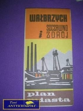 WAŁBRZYCH I SZCZAWNO ZDRÓJ PLAN MIASTA