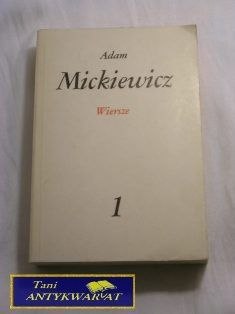 WIERSZE TOM 1 Adam Mickiewicz