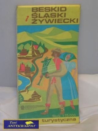 MAPA TURYSTYCZNA BESKID ŻYWIECKI I ŚLĄSKI