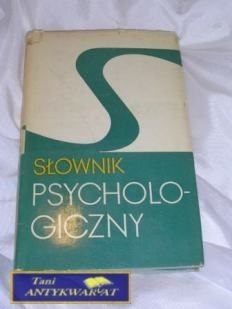 SŁOWNIK PSYCHOLOGICZNY