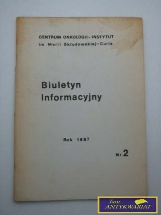 BIULETYN INFORMACYJNY-CENTRUM ONKOLOGII
