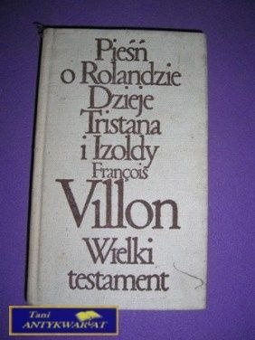 PIEŚŃ O ROLANDZIE DZIEJE TRISTANA I IZOLDY..