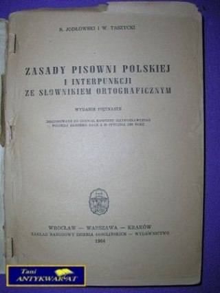 ZASADY PISOWNI POLSKIEJ I INTERPUNKCJI