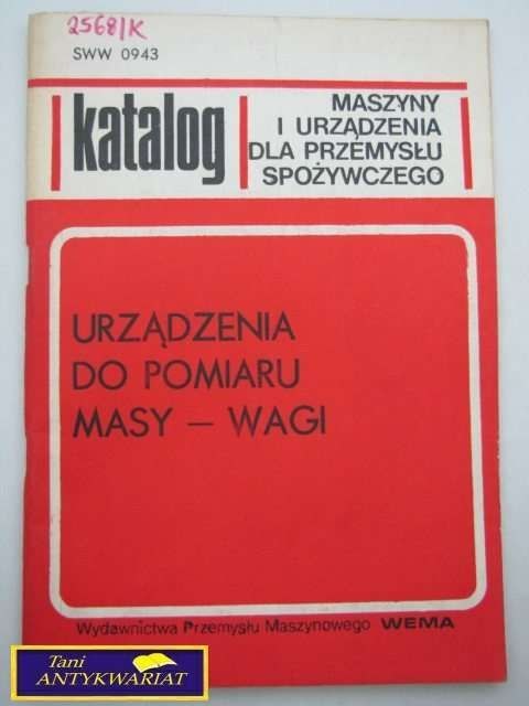 KATALOG SWW 0943 MASZYNY I URZĄDZENIA DLA ...