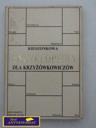 KIESZONKOWA ENCYKLOPEDIA DLA KRZYŻÓWKOWICZÓW