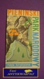 PIENIŃSKI PARK NARODOWY MAPA TURYSTYCZNA