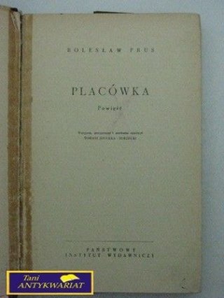 PLACÓWKA - B.Prus
