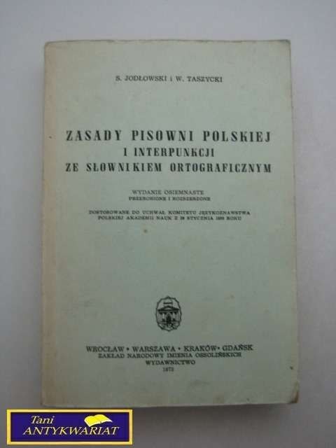ZASADY PISOWNI POLSKIEJ I INTERPUNKCJI...