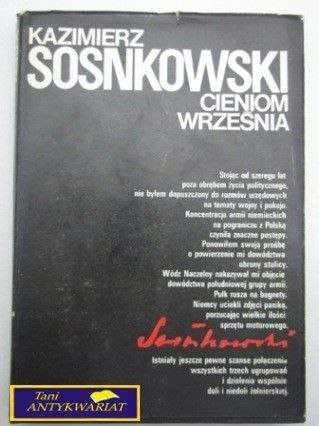 CIENIOM WRZEŚNIA K. Sosnkowski