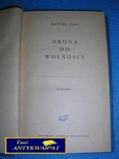 DROGA DO WOLNOŚCI - Howard Fast