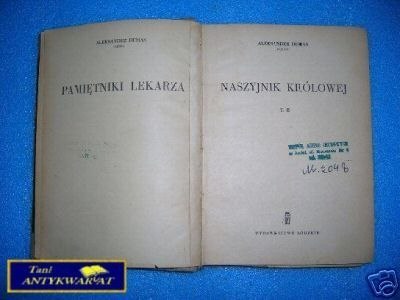 NASZYJNIK KRÓLOWEJ T. II - A. Dumas
