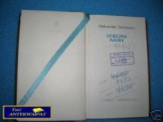 UCIECZKA MAURY - A. Jackiewicz