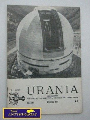 URANIA NR 6, CZERWIEC 1976