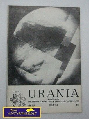 URANIA NR 7, LIPIEC 1974