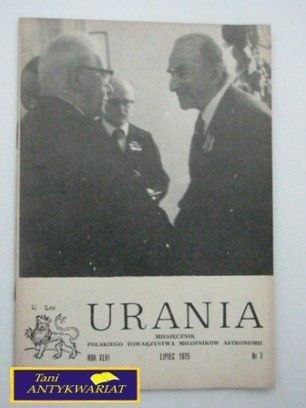 URANIA NR 7, LIPIEC 1975