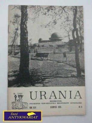 URANIA NR 8, SIERPIEŃ 1975