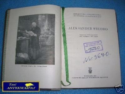 ALEKSANDER FREDRO - J.Z.Jakubowski