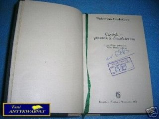 CZYŻYK - PTASZEK Z CHARAKTEREM - W.Czudakow