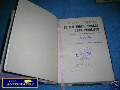 DO NEW YORKU, CHICAGO I SAN FRANCISCO - B.Grzeloń