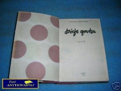 DZIEJE GRZECHU T.I i II - S.Żeromski